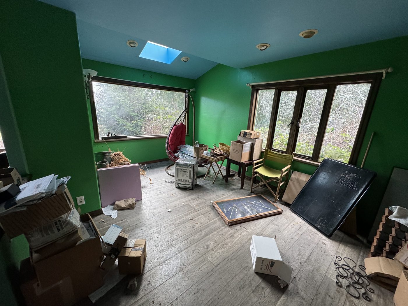 Olalla dining room before