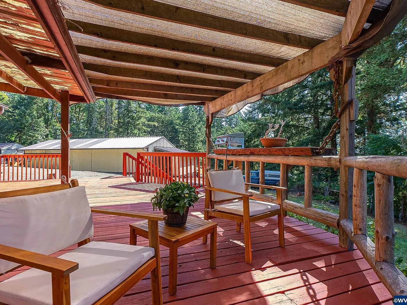 Philomath covered deck